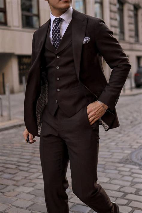 men s brown wedding suit gentleman style giorgenti custom suits nyc artofit