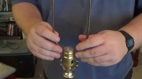 How To Replace A Lamp Socket Youtube Lamp Socket Lamp Wire Lamp