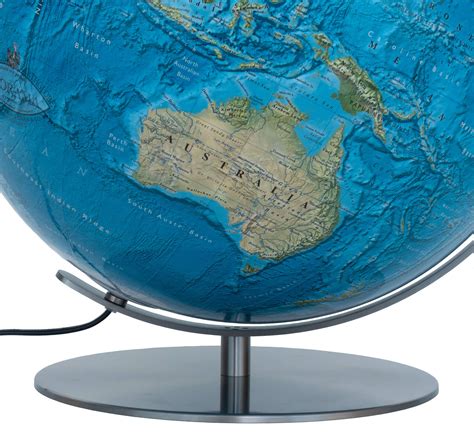 Duorama Illuminated Globe 40cm Dual Mapping Blue Ocean World Globe