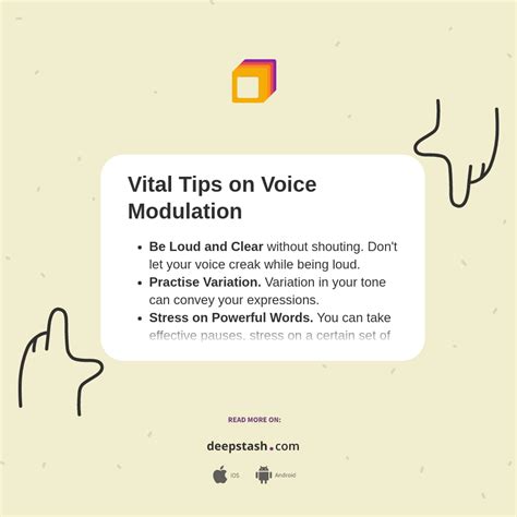 Vital Tips On Voice Modulation Deepstash