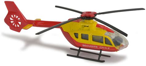This allows the helicopter to take off and land vertically, to hover, and to fly forward. Majorette helikopter bezpieczeństwa cywilnego żółto ...