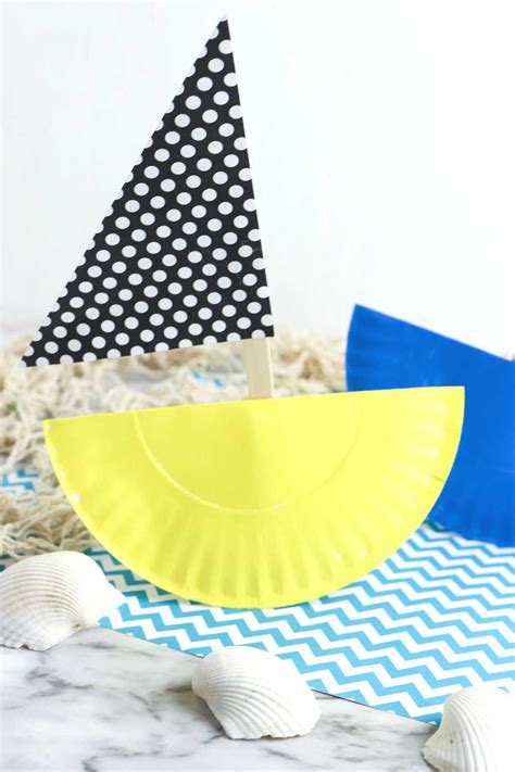 Paper Plate Boat Craft For Preschool Hunny Im Home