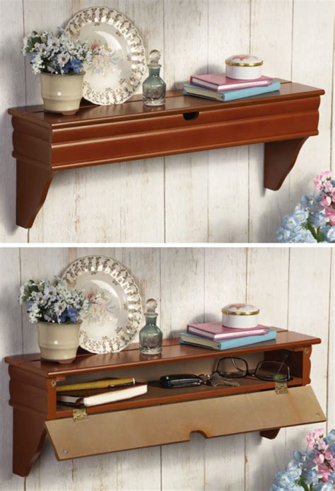 Secret Compartment In Wall Shelf Stashvault Secret Stash Compartments