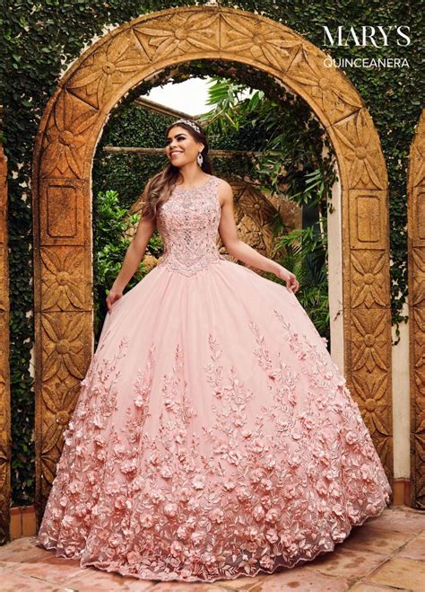 marys quinceanera dresses in blush or mint color toledoz boutique