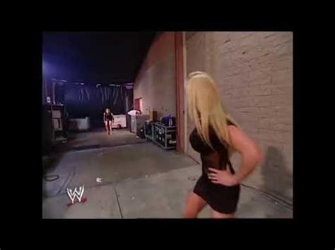 Stephanie Mcmahon Sort Of Undresses Sable Youtube