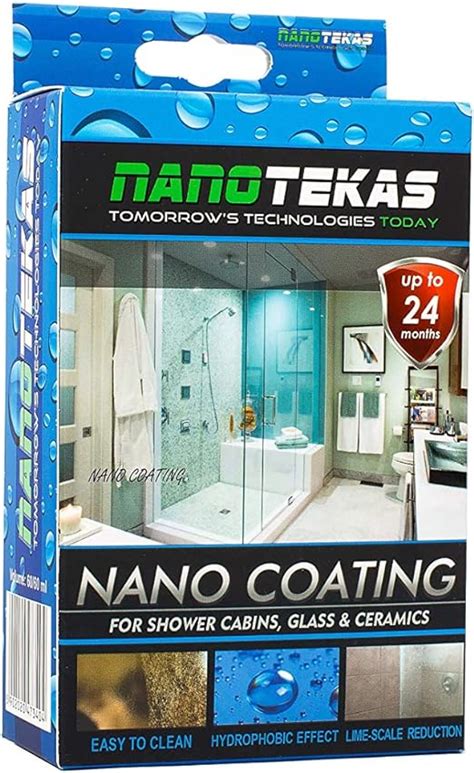Shower Nano Glass Coating Kit For Shower Cabinets Nanotekas Glass And