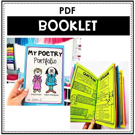 Poetry Portfolio Distance Learning Rockin Resources Portfolio