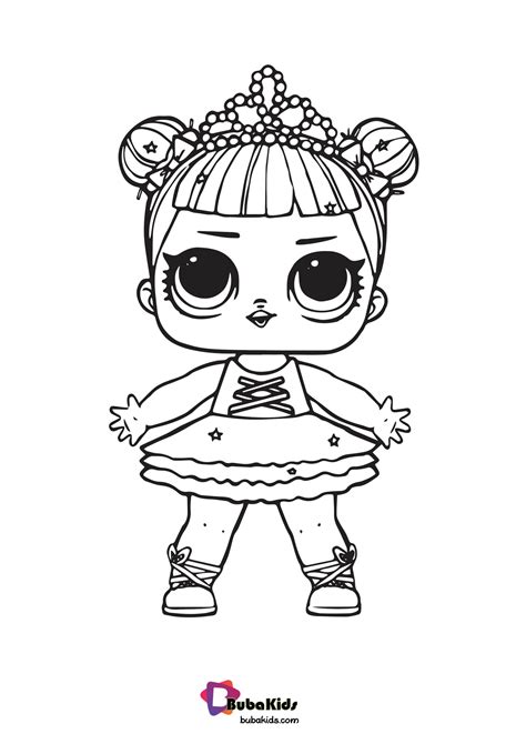 Lol Princess Doll Coloring Page