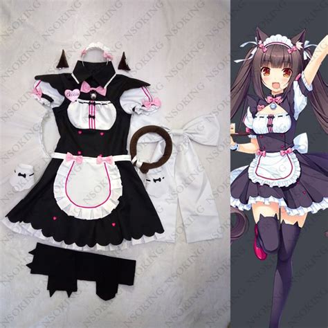 Nekopara Cosplay Chocolat Maid Costume Tailor Made In Anime Costumes