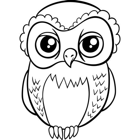 Owl Coloring Pages Printable Free Kids Drawing Hub