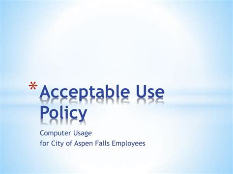 Ppt Acceptable Use Policy Powerpoint Presentation Free Download Id