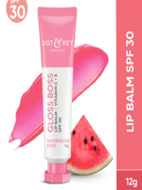 Buy Dot And Key Gloss Boss Tinted Lip Balm Spf 30 With Vitamin C E 12g Watermelon Rush Lip