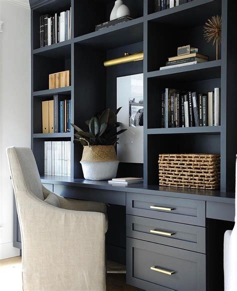 30 Home Office Built In Bookshelves Decoomo