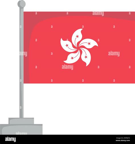 National Flag Of Hong Kong Vector Illustration Stock Vector Image And Art