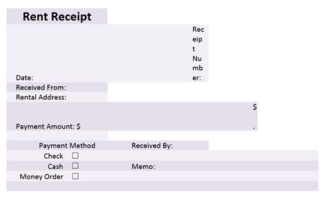 7 Free Rent Receipt Templates In Ms Word Templates
