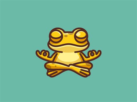 Meditating Frog by Alfrey Davilla | vaneltia on Dribbble