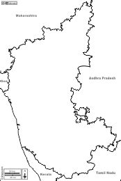 My steps in drawing a map are pretty consistent: Karnataka: Free maps, free blank maps, free outline maps, free base maps