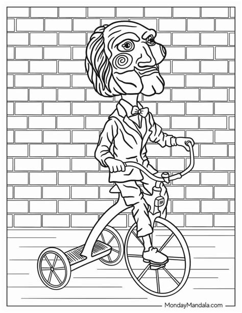 20 Horror Coloring Pages Free Pdf Printables Coloring Pages Scary