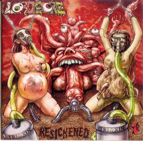 Rule 34 Album Cover Blood Breasts Cover Human Keg Lord Gore Metal
