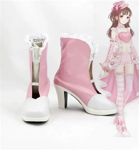 Anime Miracle Nikki Cosplay Shoes Boots For Christmas Hallowen Carnival