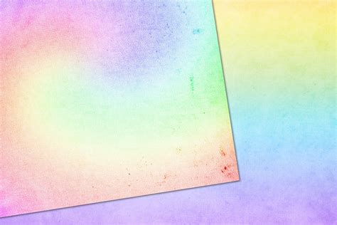 Rainbow Pastel Watercolor Digital Paper By Digital Curio Thehungryjpeg