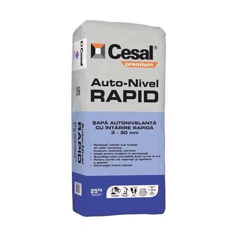 Șapă Auto Nivel Rapid 25 Kg Cesal25 Kg Șapă Autonivelantă