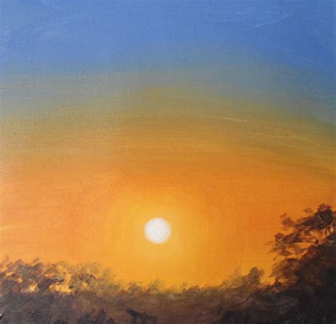 Learn How To Paint A Sunset Sky In Acrylics With Jon Cox As Part Of