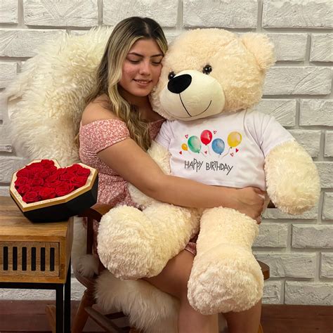 2ft To 7ft Life Size Vanilla Cream Teddy Bear Cozy Cuddles With