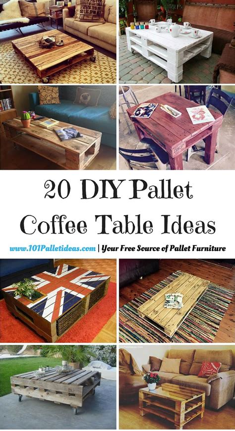 20 Diy Pallet Coffee Table Ideas