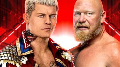 Cody Rhodes Vs Brock Lesnar Sports Digest