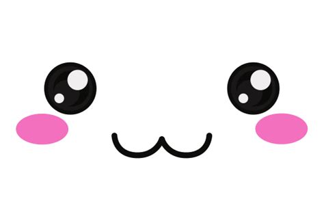 Kawaii Happy Face Design Icons By Canva