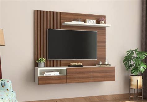Wall Mounted Plywood Tv Cabinet Design At Rs 800 Square Feet In Patiala