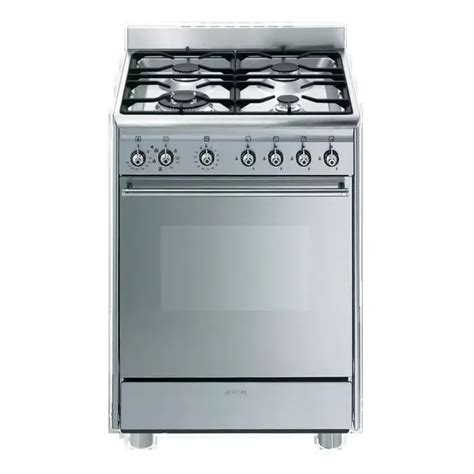 Smeg Ssa60mx9 4 Burner Gaselectric Stove Stainless Steel Luckys