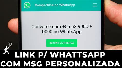 Como Criar Link Para Whatsapp Com Mensagem Personalizada Autom Tica