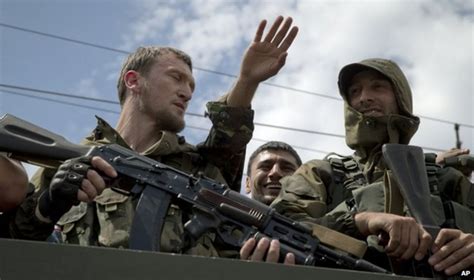 is russia orchestrating east ukraine violence bbc news