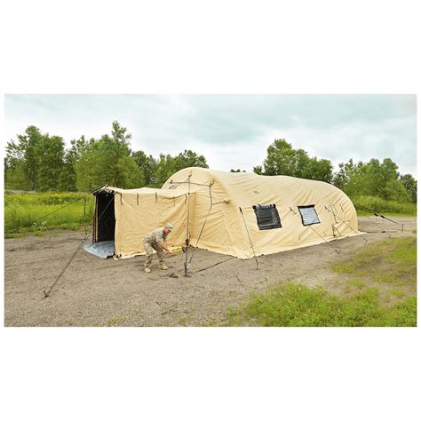 Us Military Surplus Airbeam Shelter 32 X 20 New 665055 Tents