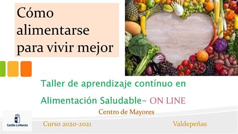 Taller De Alimentación Y Nutrición Cómo Alimentarse Para Vivir Mejor