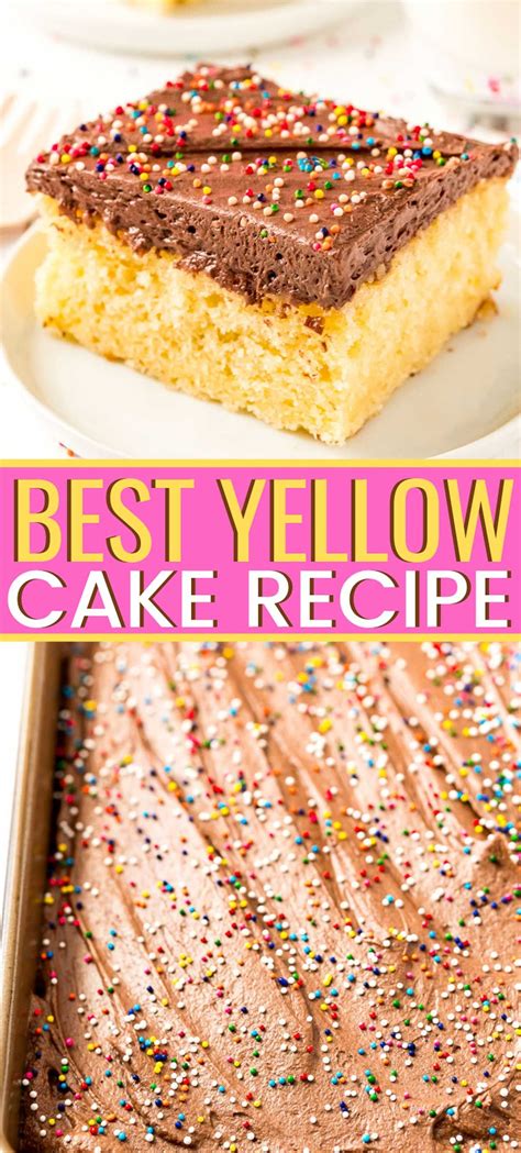 Stir in water and press dough together with your hands. Yellow cake and chocolate frosting are such a popular ...
