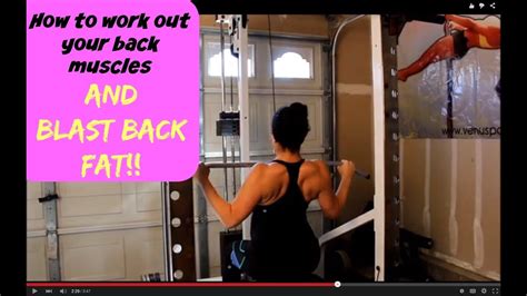 Maybe you would like to learn more about one of these? How to work out your back muscles AND blast back fat - YouTube