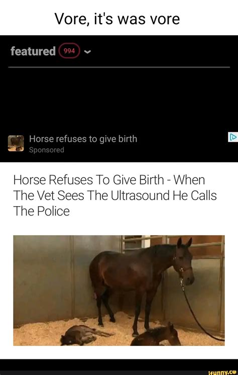 Vore Its Was Vore Featured 994 Horse Refuses To Give Birth Sponsored