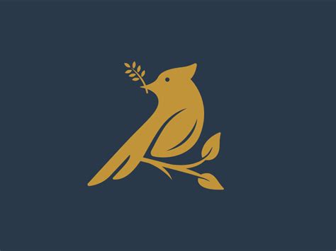 Gold Bird Bird Logo Inspiration Bird Logos Vintage Logo