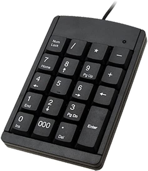 Sourcingmap® Pc Computer Usb 20 Wired Numeric Keypad Numpad Number
