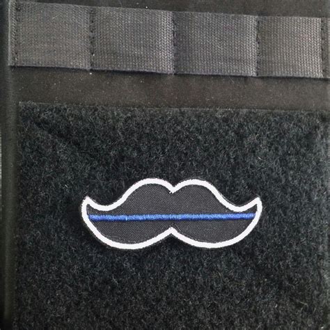 Thin Blue Line Mustache Back In Stock