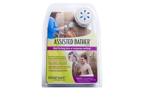 assist with bathing assisted bather system bathing elderly rinse ace