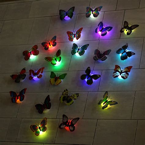Buy Artificial Butterfly Led Night Light Home Party