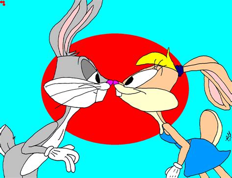Lola Bunny And Bugs Bunny In Love By Guibor On Deviantart