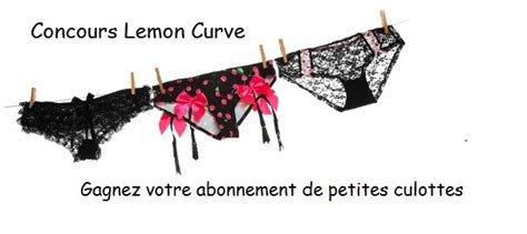 Concours Lemon Curve ~ gagnez votre abonnement de petites culottes | Petite culotte, Culottes ...
