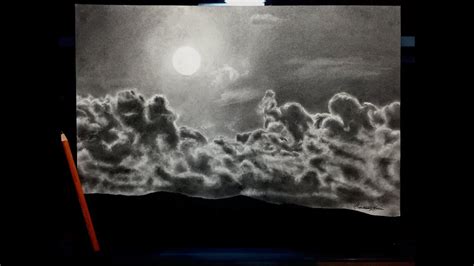 Draw Night Sky Pencil Moonlight Px Bodenewasurk