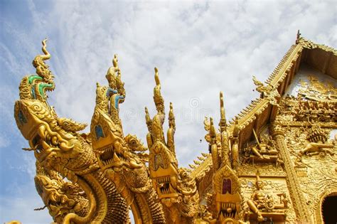 Wat Si Panton Temple Nan Thailand Stock Image Image Of Clear Dragon