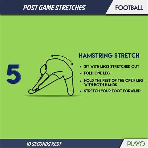 5 Super Easy Football Cool Down Stretches You Must Do Playo